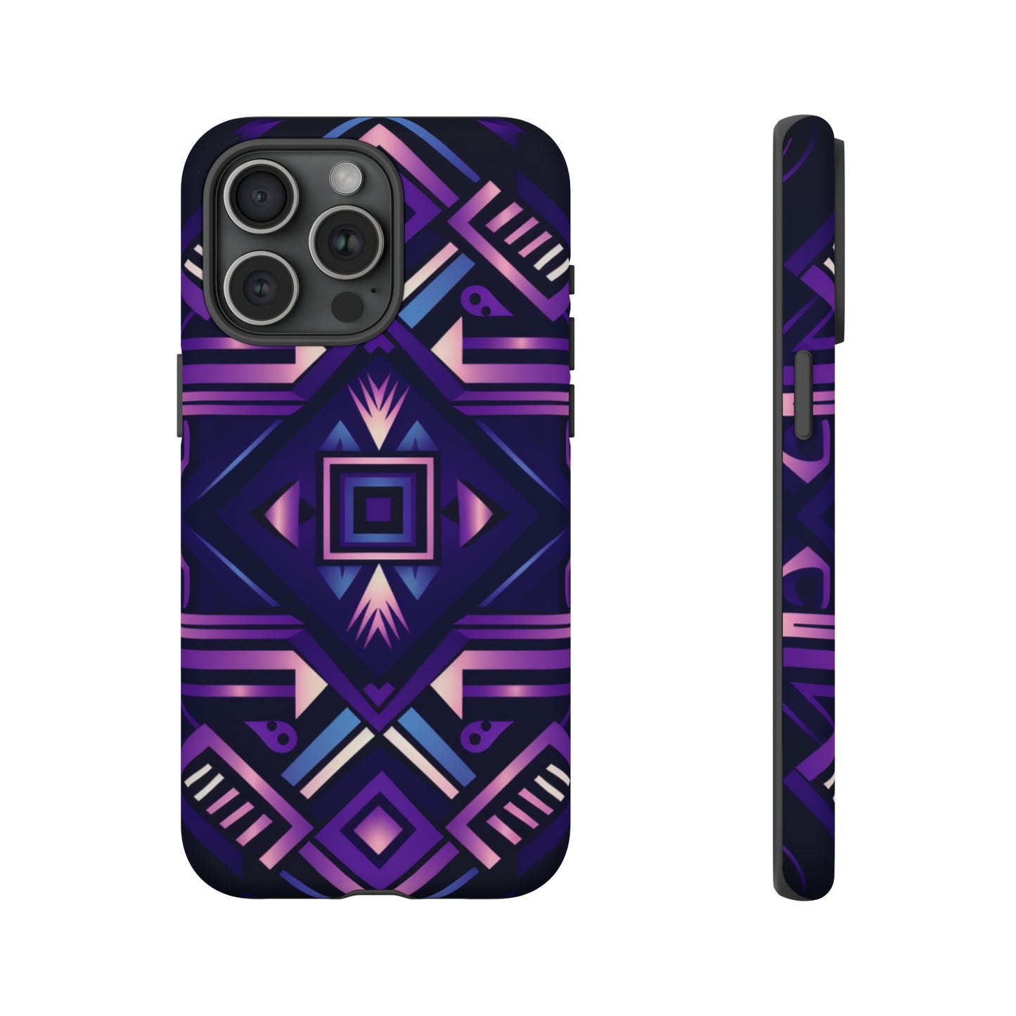 Purple Geometric Phone Case