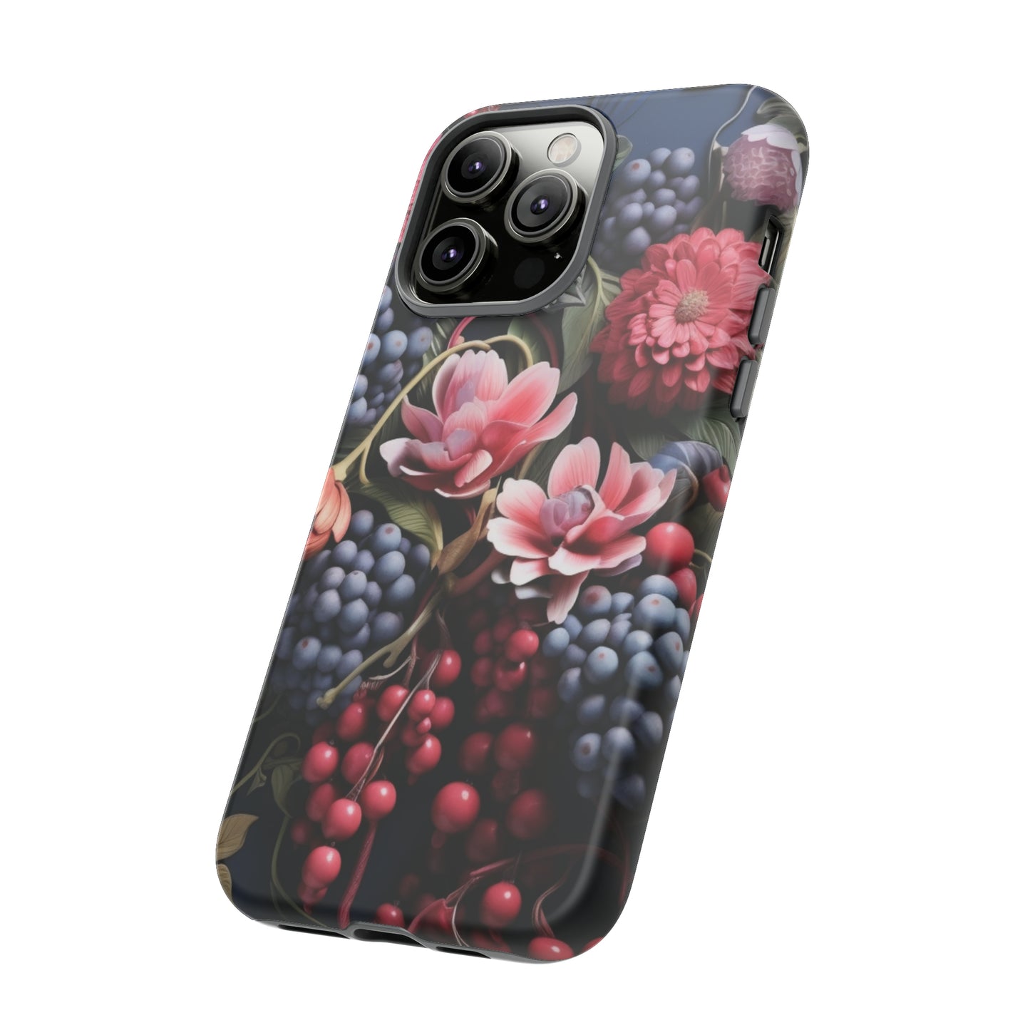 Berries and Floral phone case