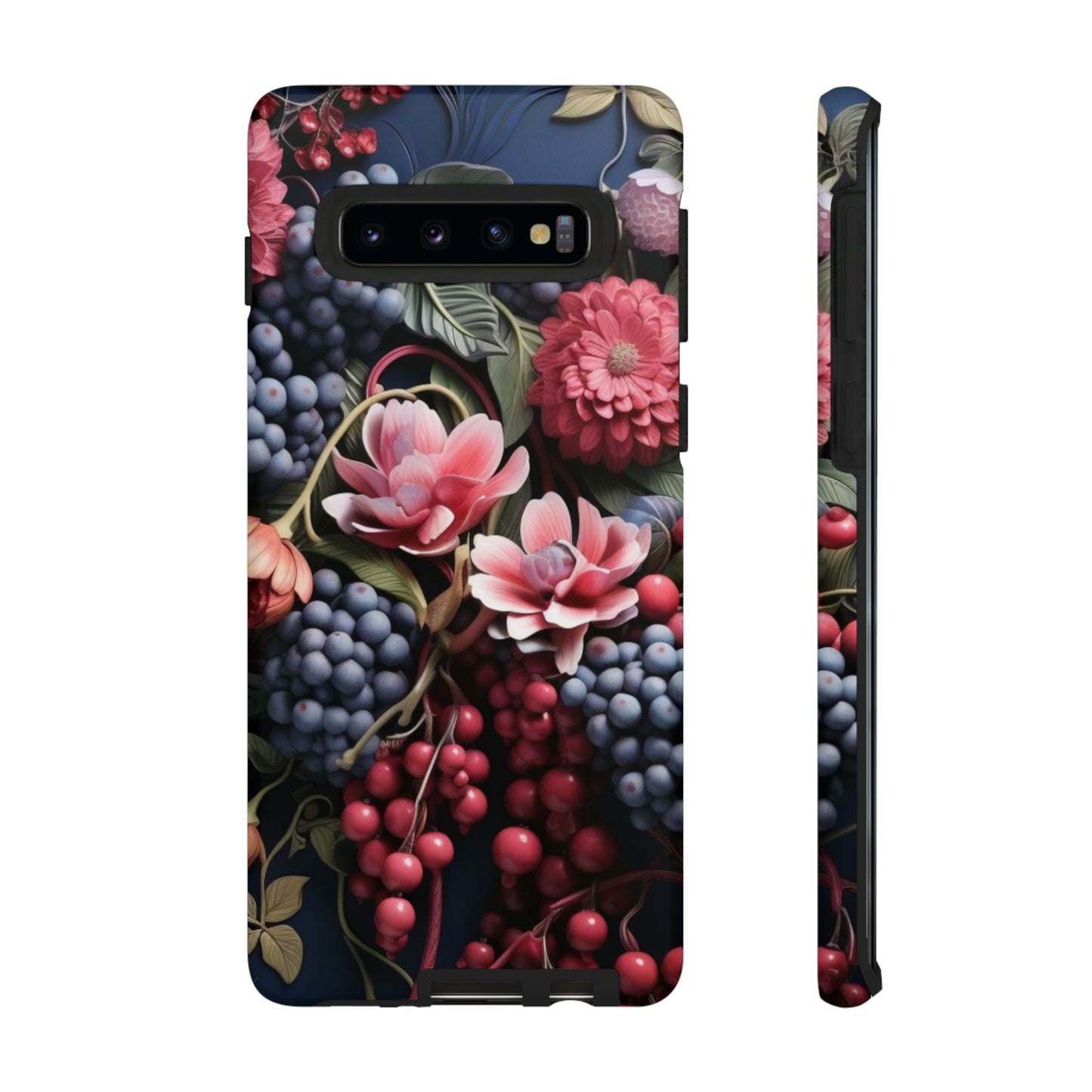 Berries and Floral phone case