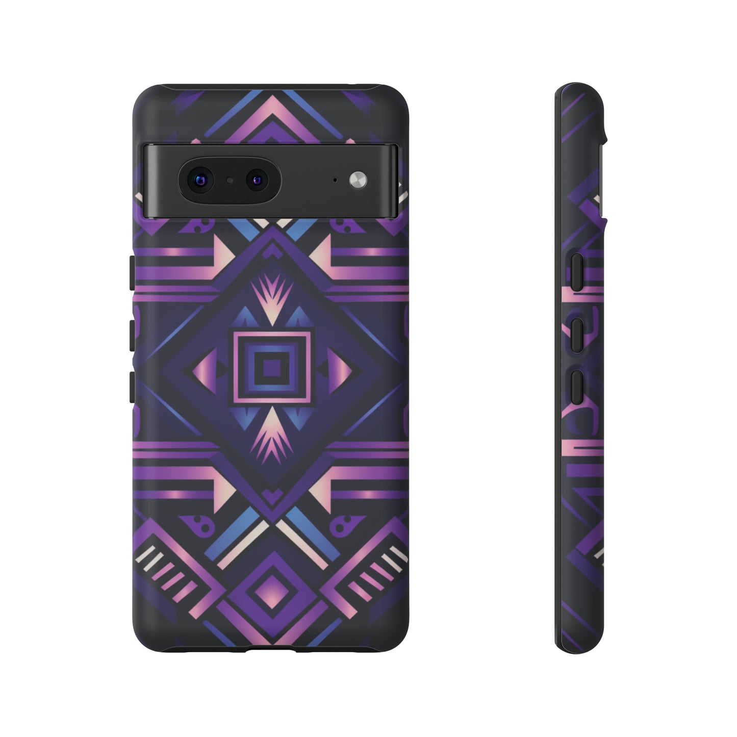 Purple Geometric Phone Case