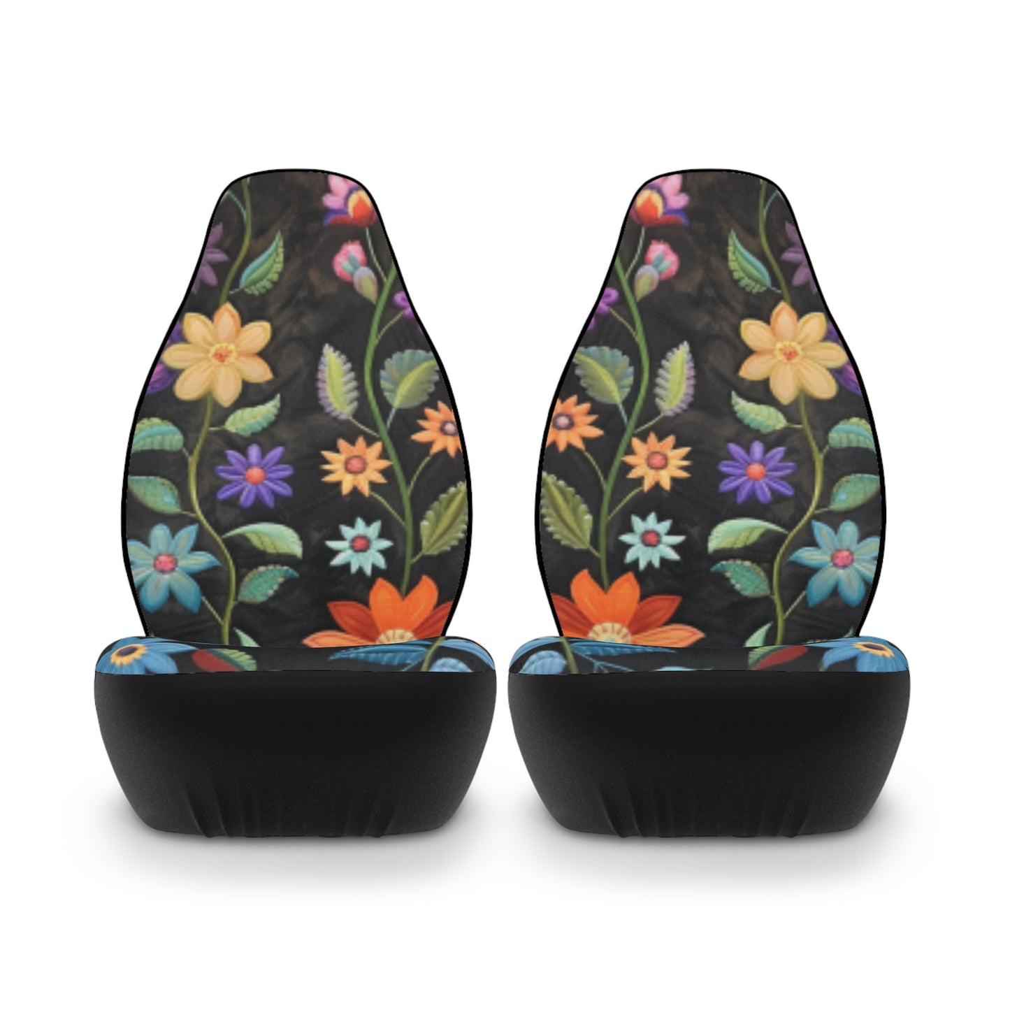 Multicolor Floral Car Seat Covers