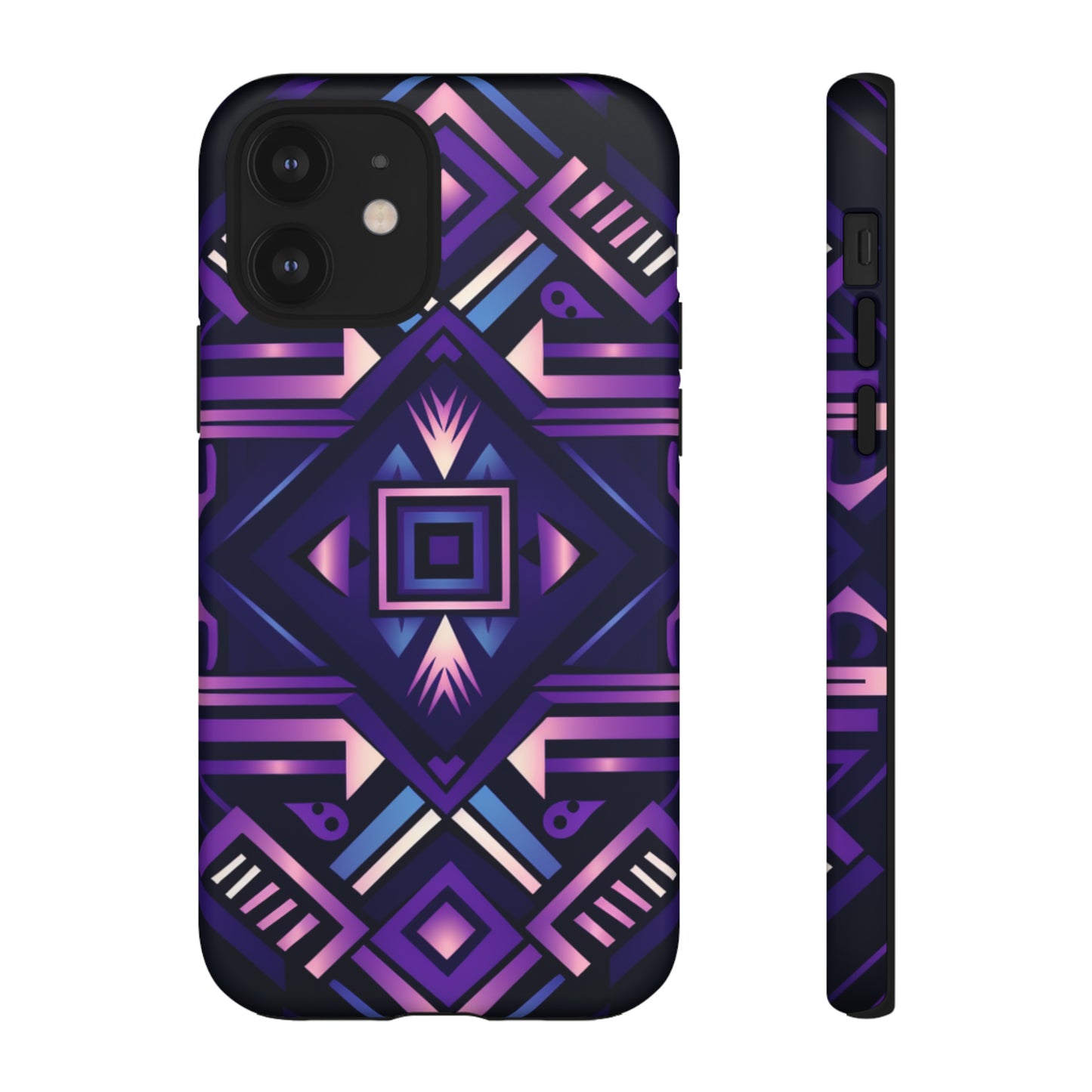 Purple Geometric Phone Case