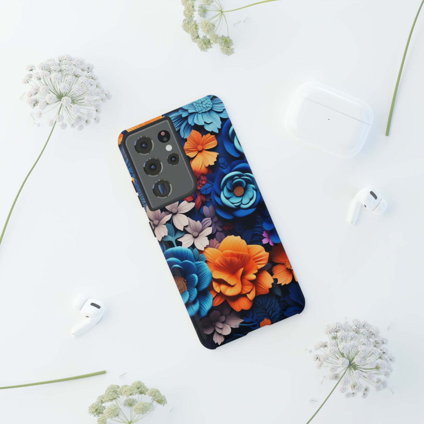 Blue Floral phone case