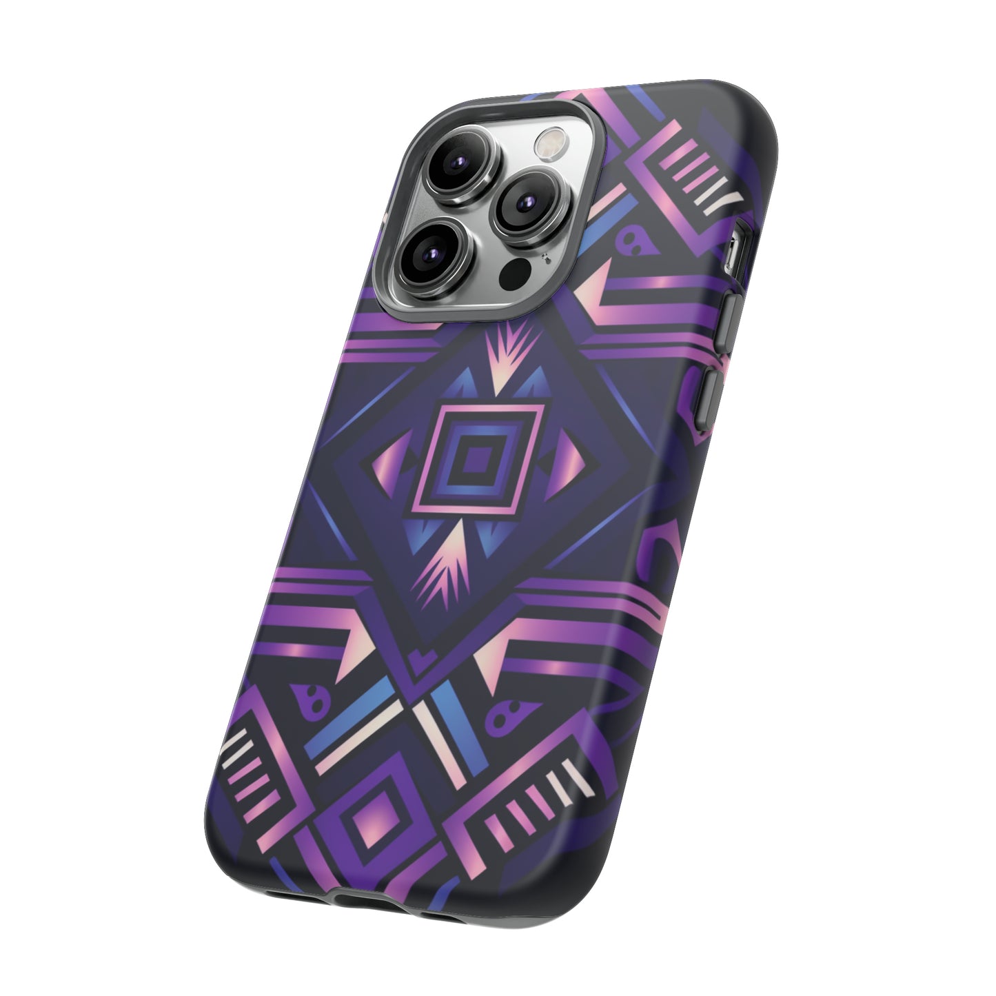 Purple Geometric Phone Case