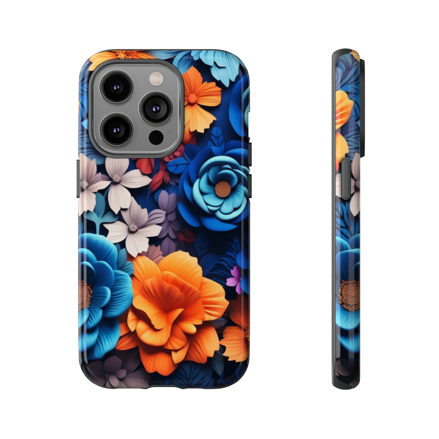 Blue Floral phone case