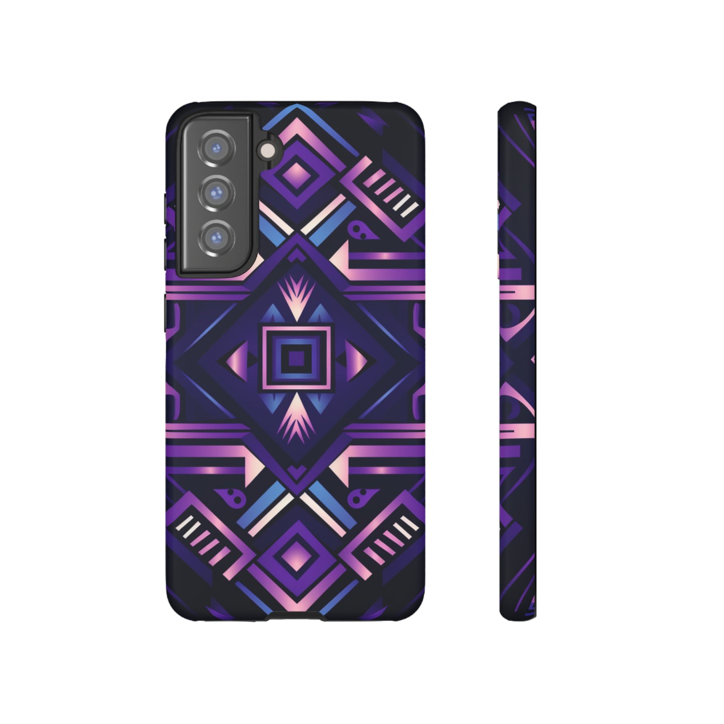 Purple Geometric Phone Case