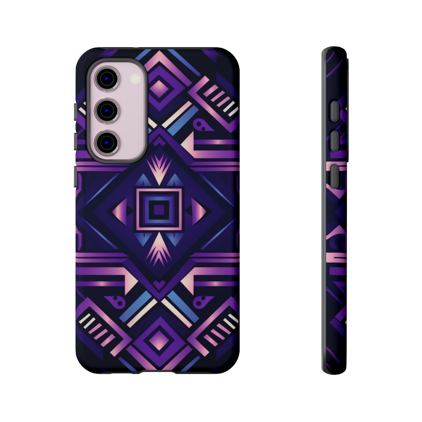 Purple Geometric Phone Case