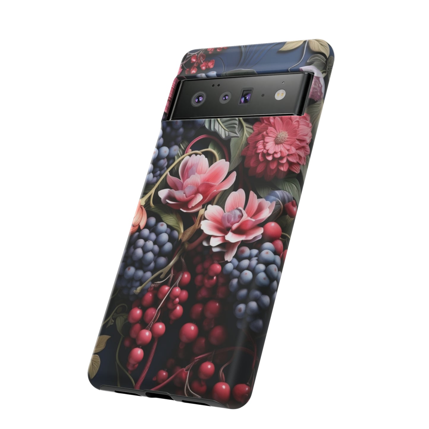 Berries and Floral phone case