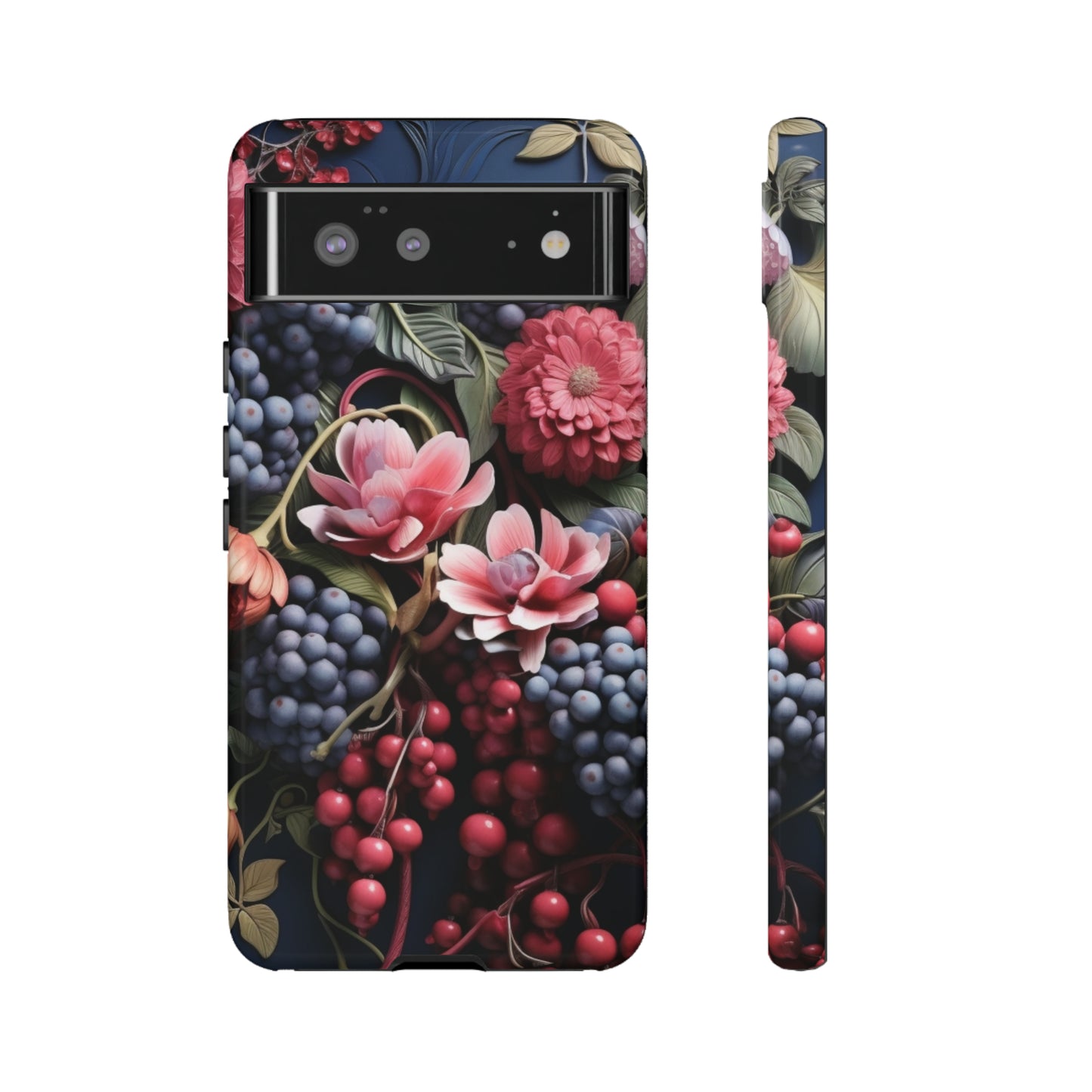 Berries and Floral phone case