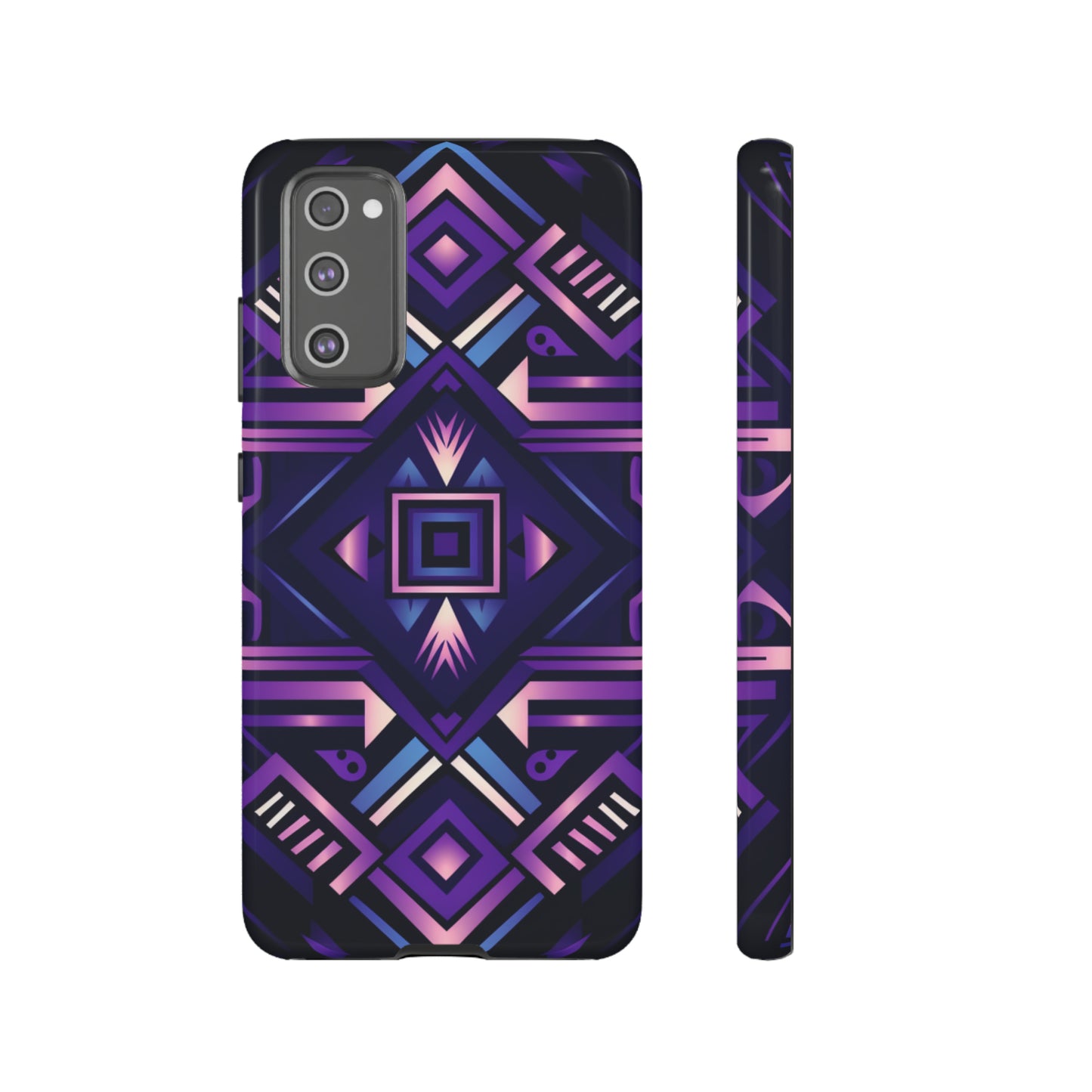 Purple Geometric Phone Case