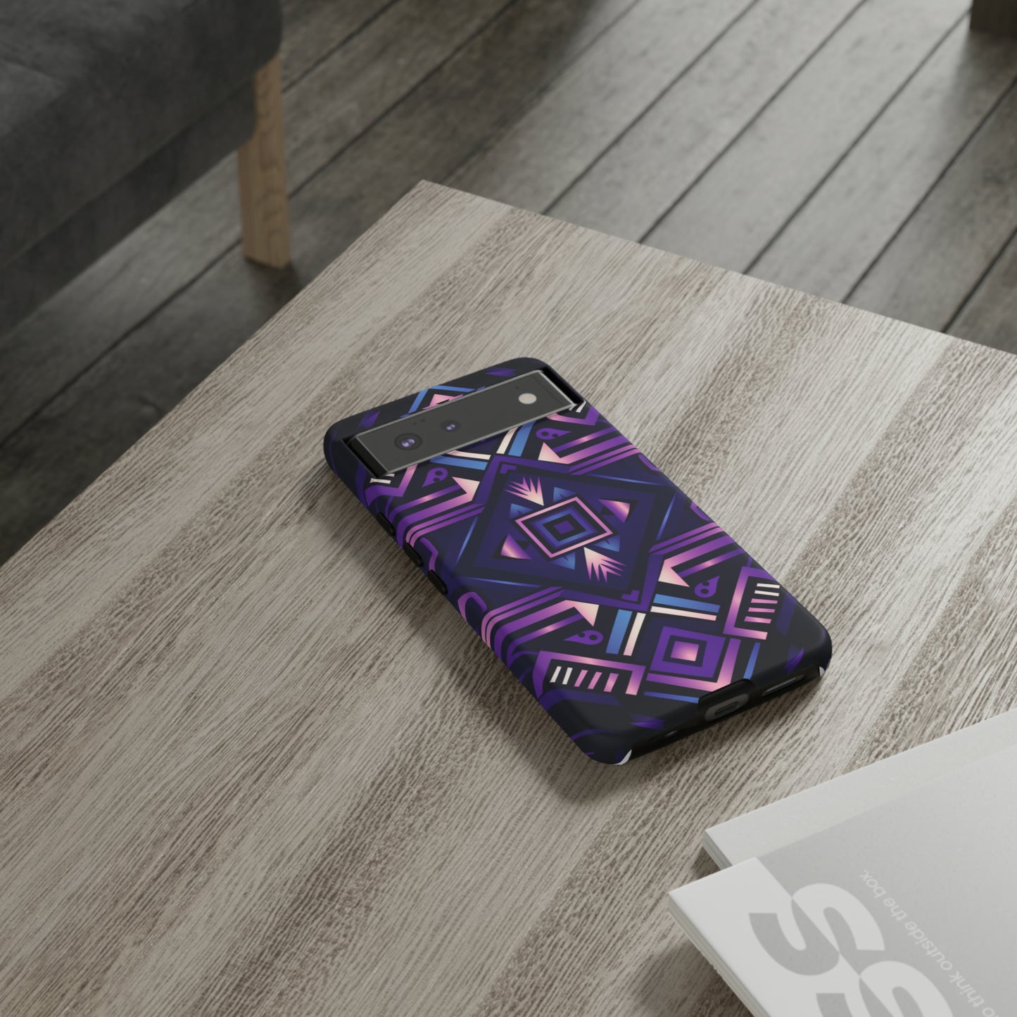 Purple Geometric Phone Case