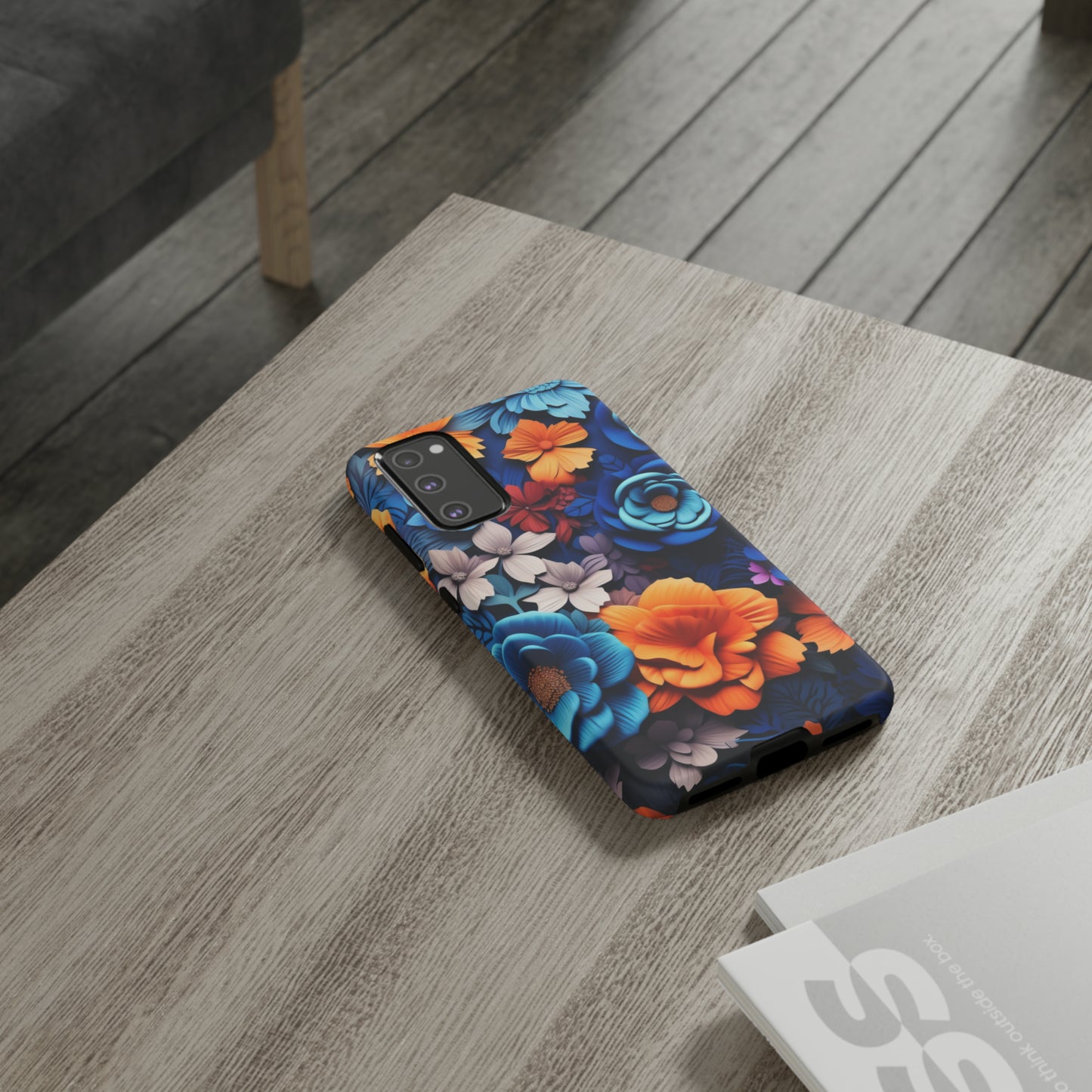 Blue Floral phone case