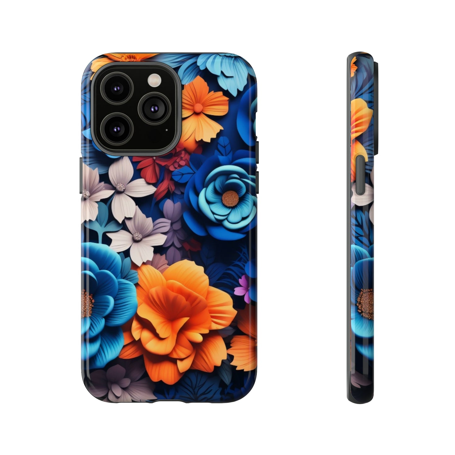 Blue Floral phone case