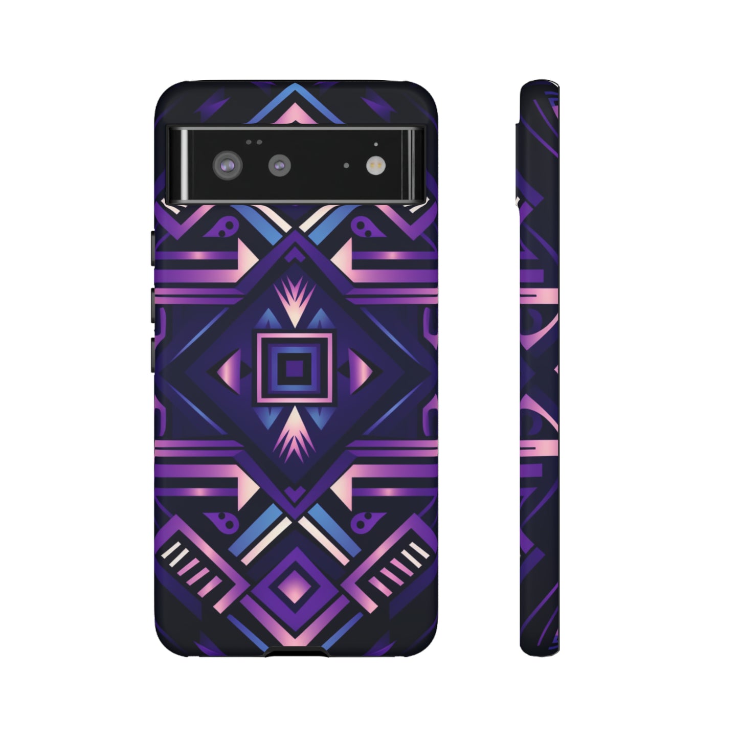 Purple Geometric Phone Case