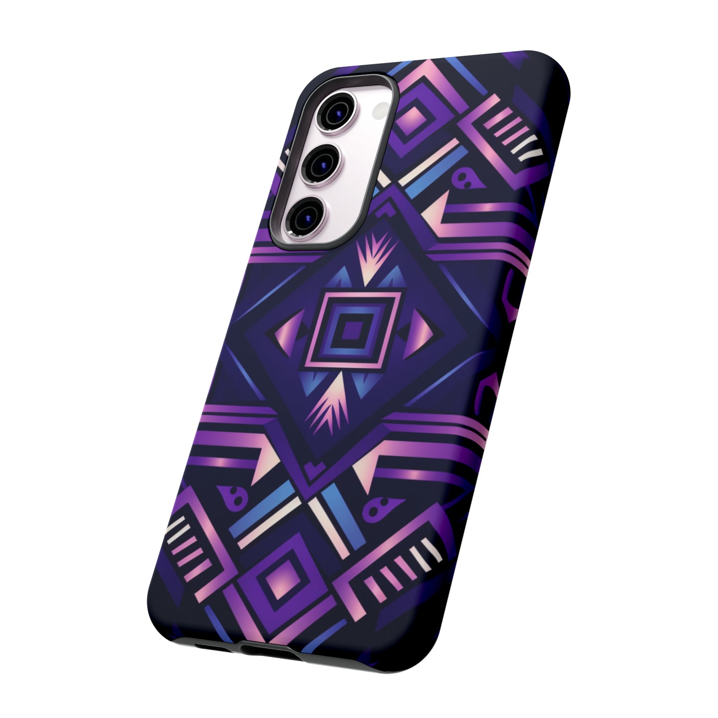 Purple Geometric Phone Case