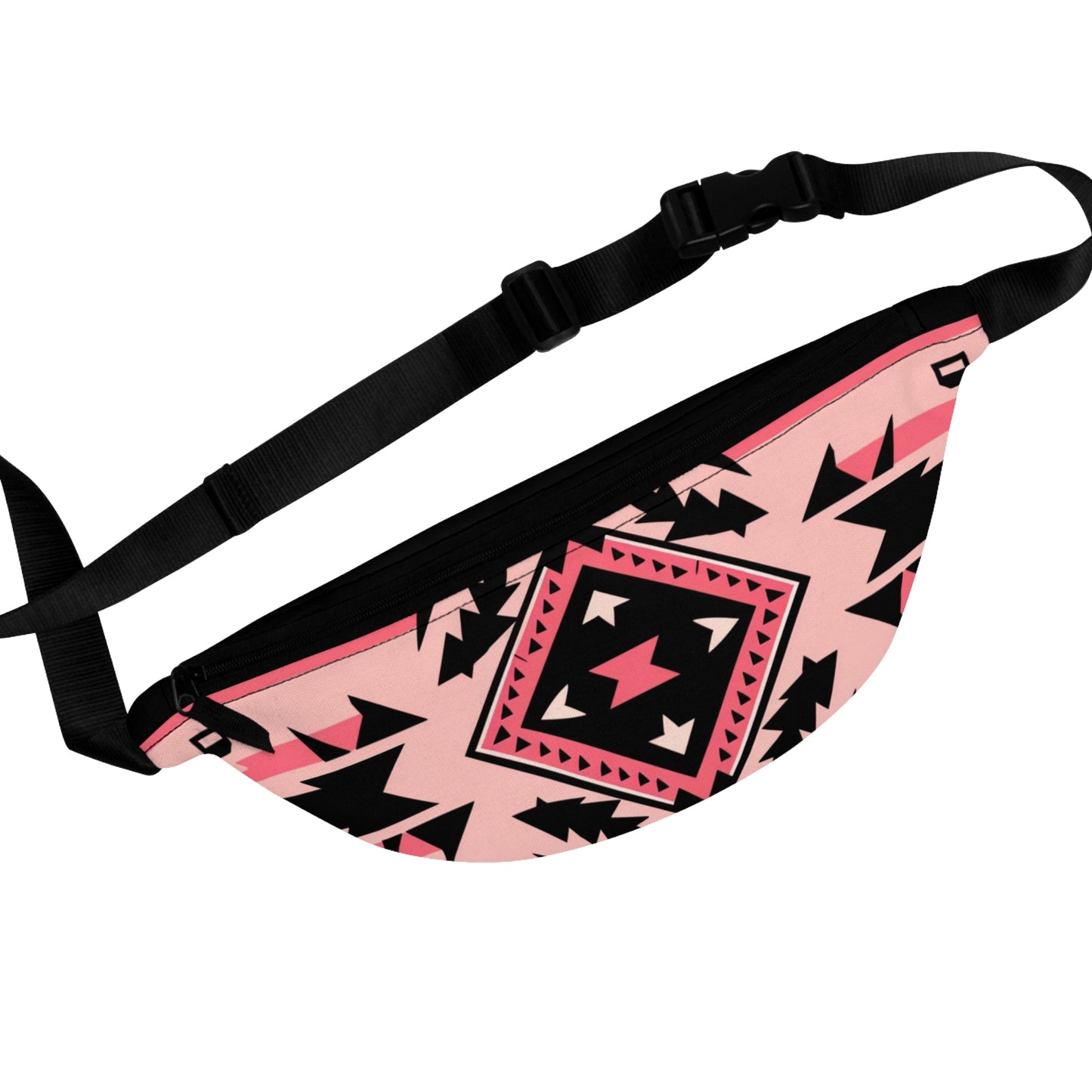 Fanny Pack Geometric Pink