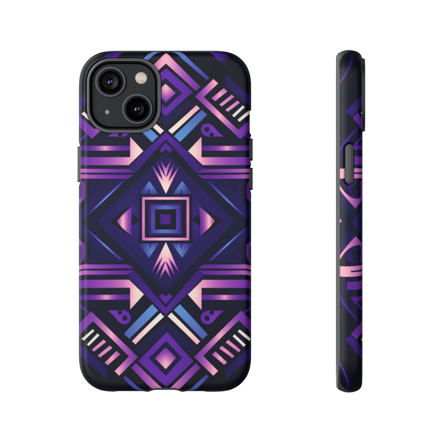 Purple Geometric Phone Case