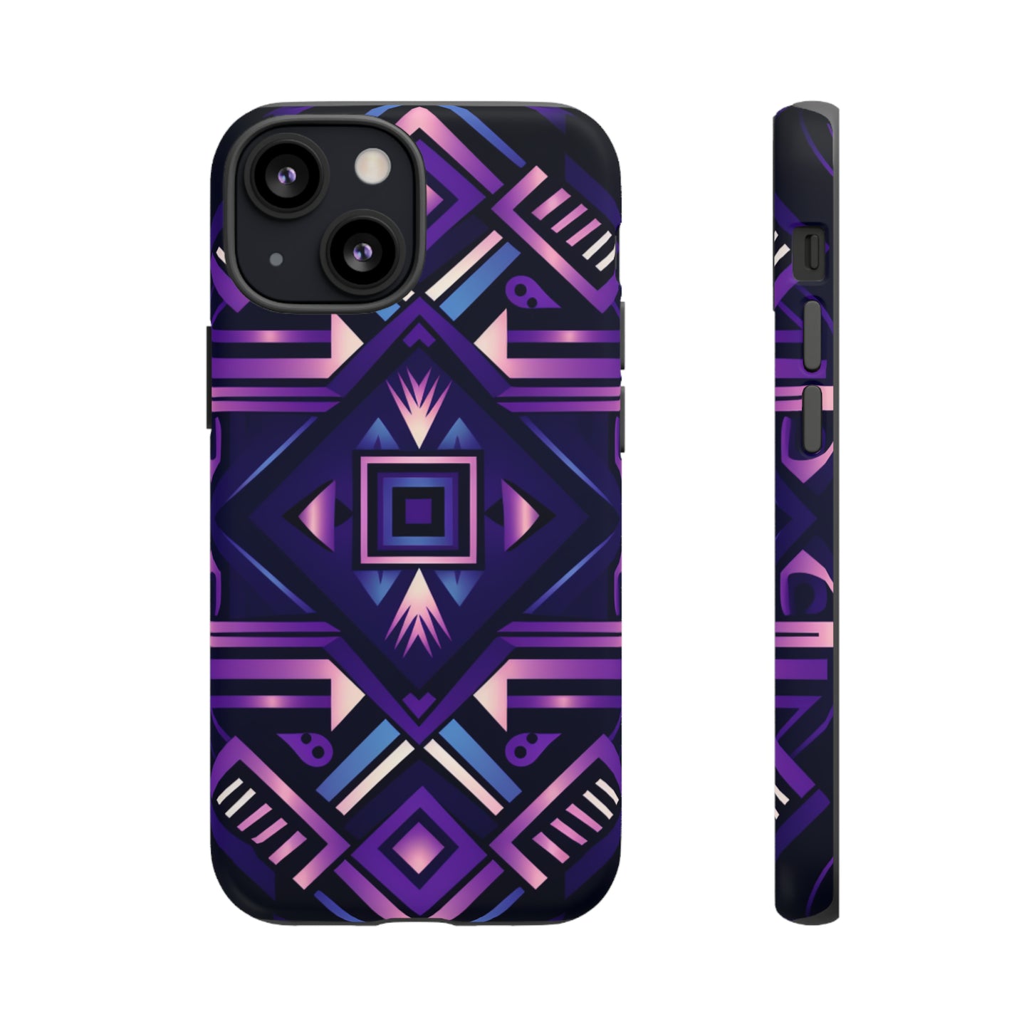 Purple Geometric Phone Case