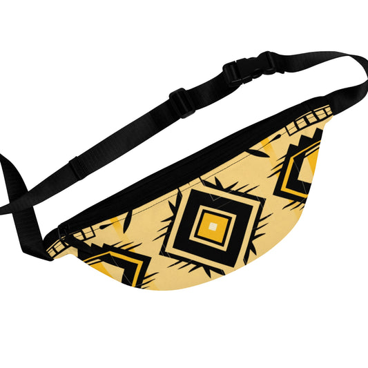 Fanny Pack Geometric Yellow