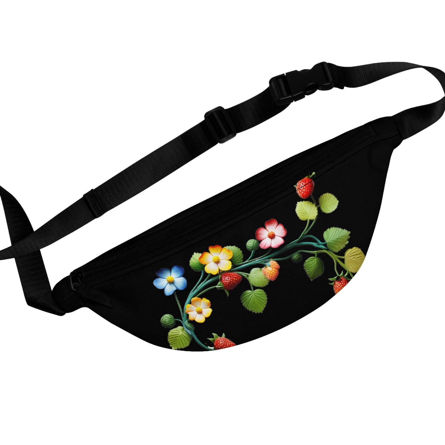 Fanny Pack Black Floral