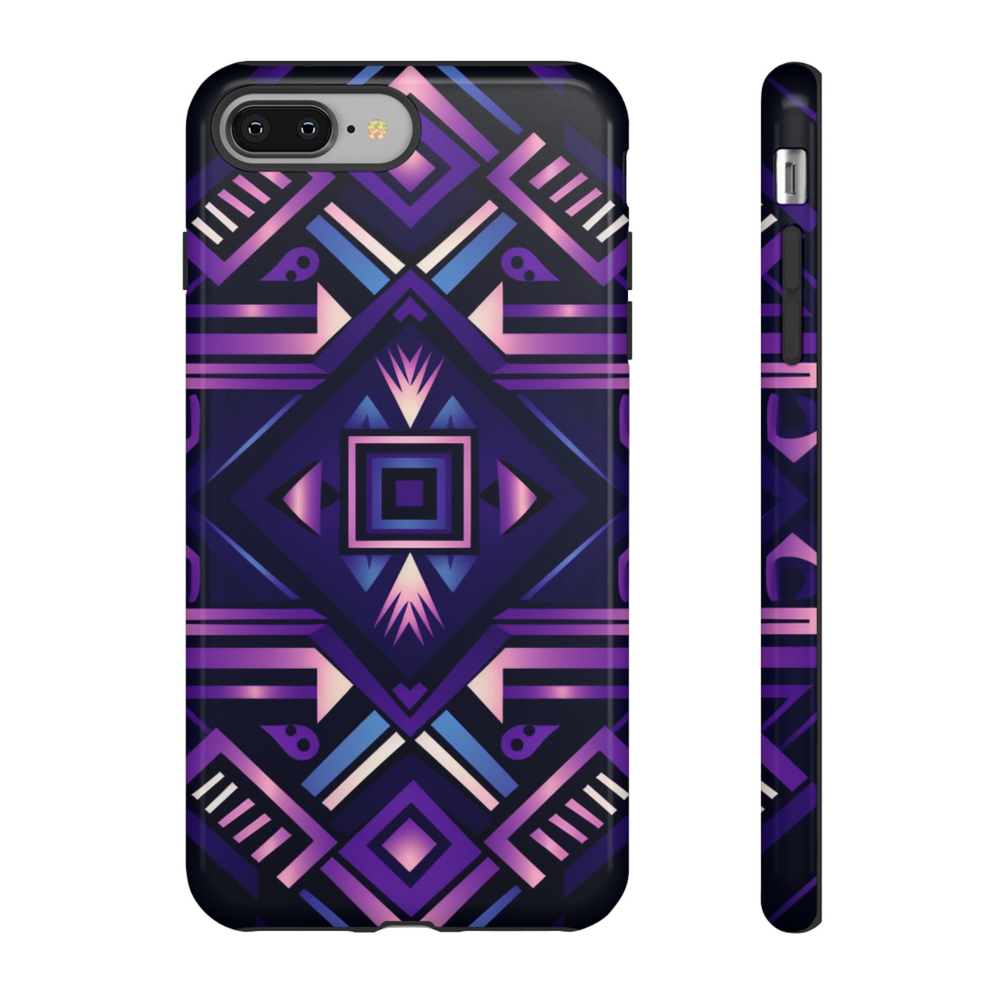 Purple Geometric Phone Case