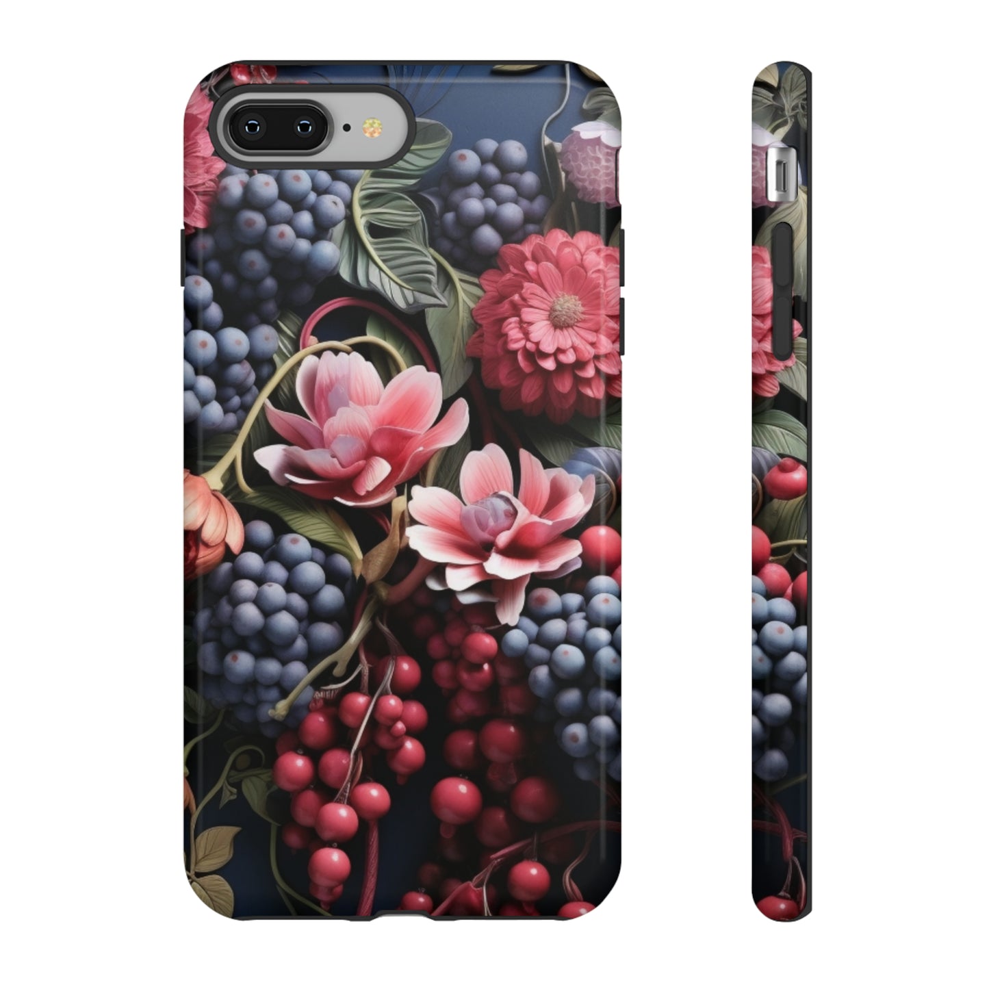 Berries and Floral phone case