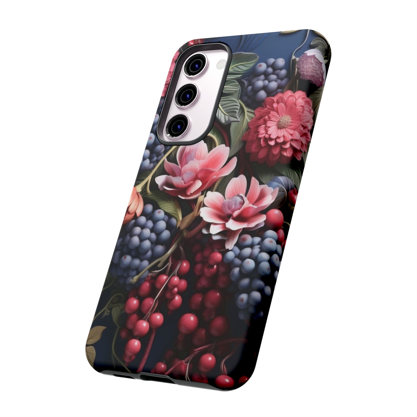 Berries and Floral phone case