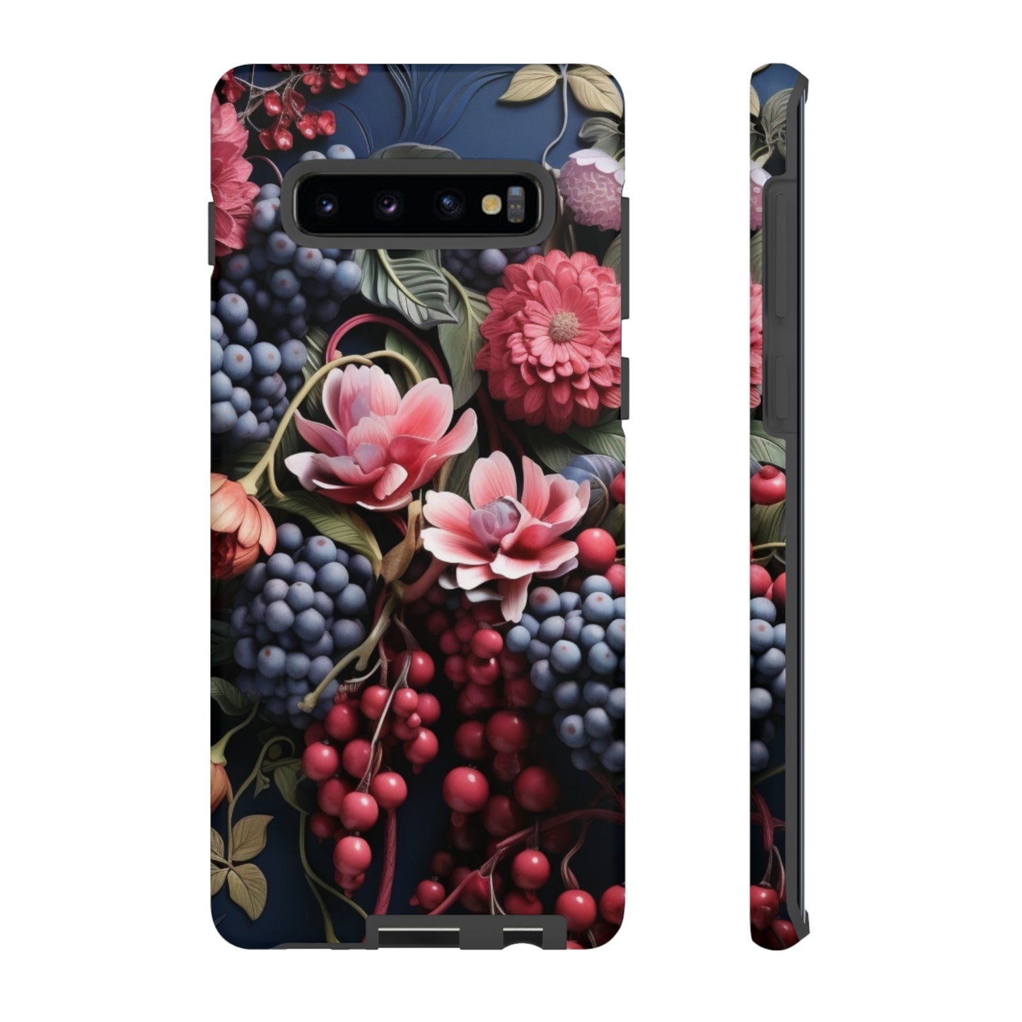 Berries and Floral phone case