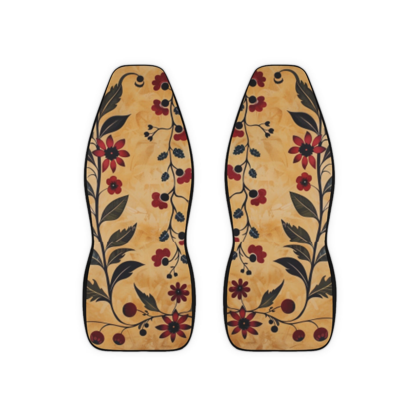 Vintage Style Floral Car Seat Covers