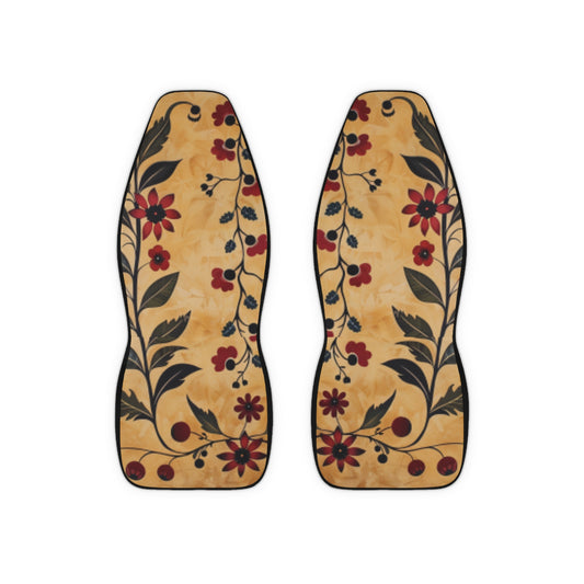 Vintage Style Floral Car Seat Covers