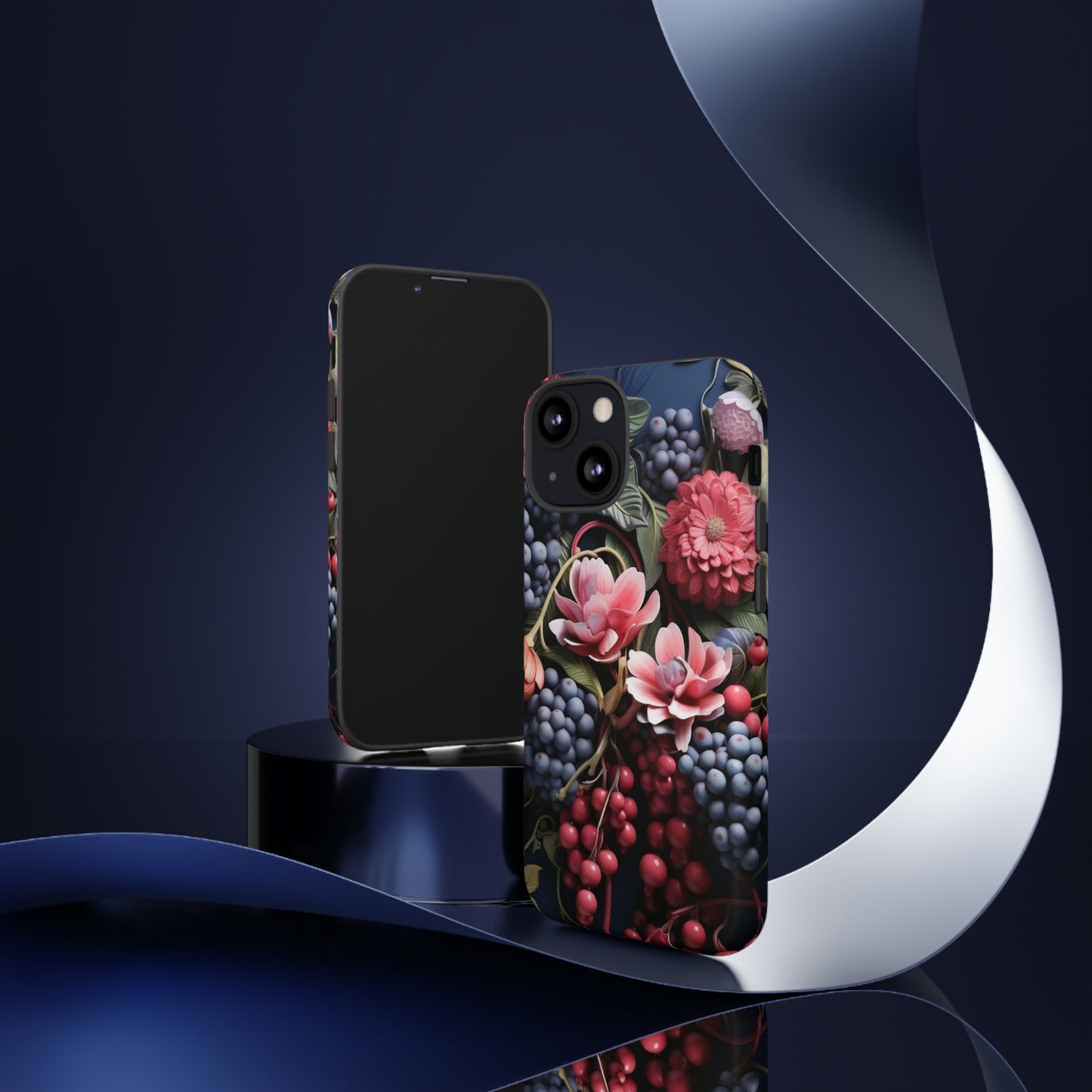 Berries and Floral phone case