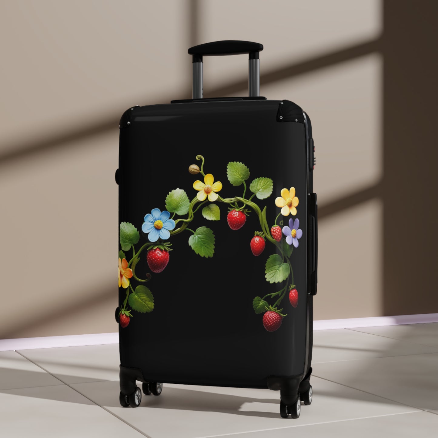 Multicolor Ojibwe Floral Suitcase