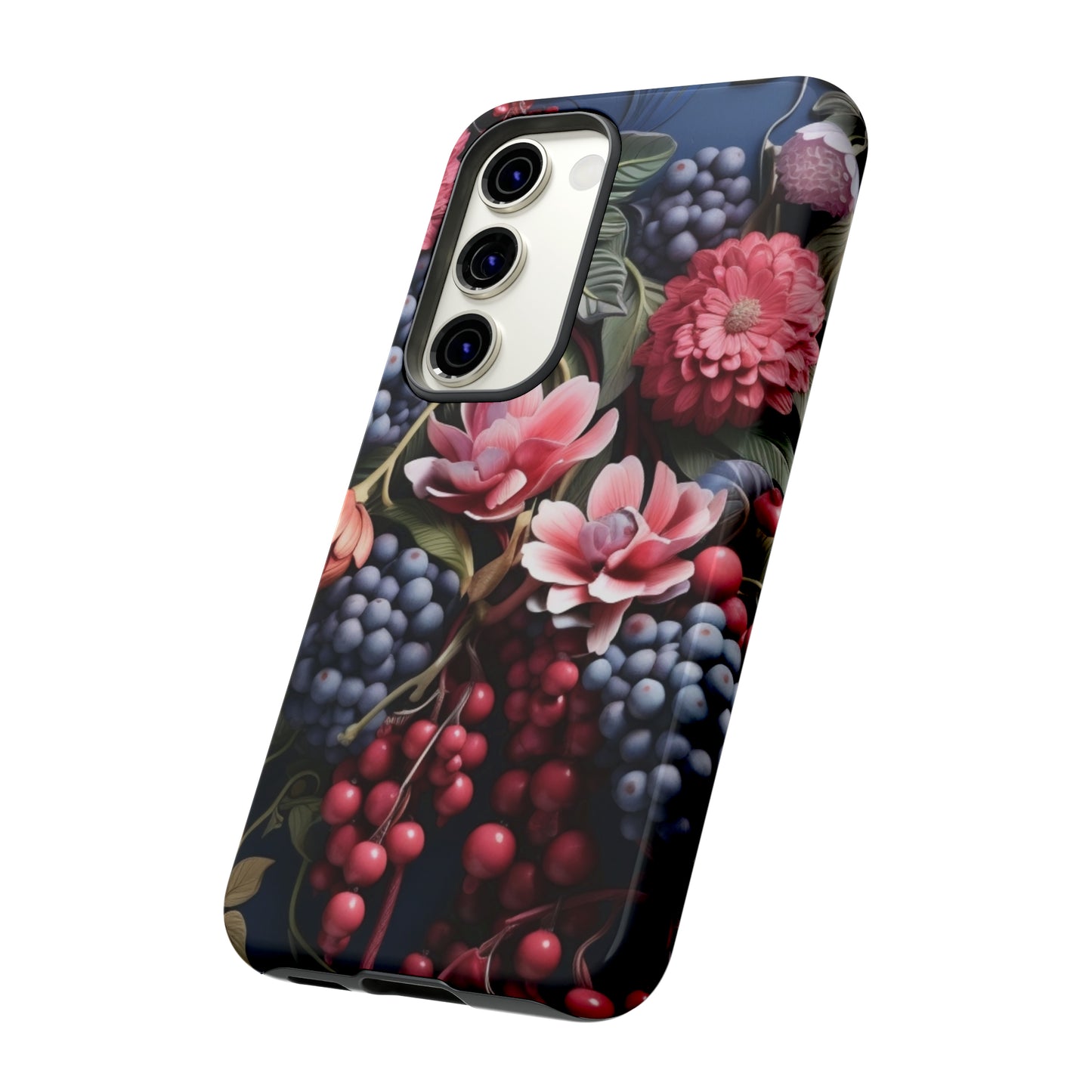 Berries and Floral phone case