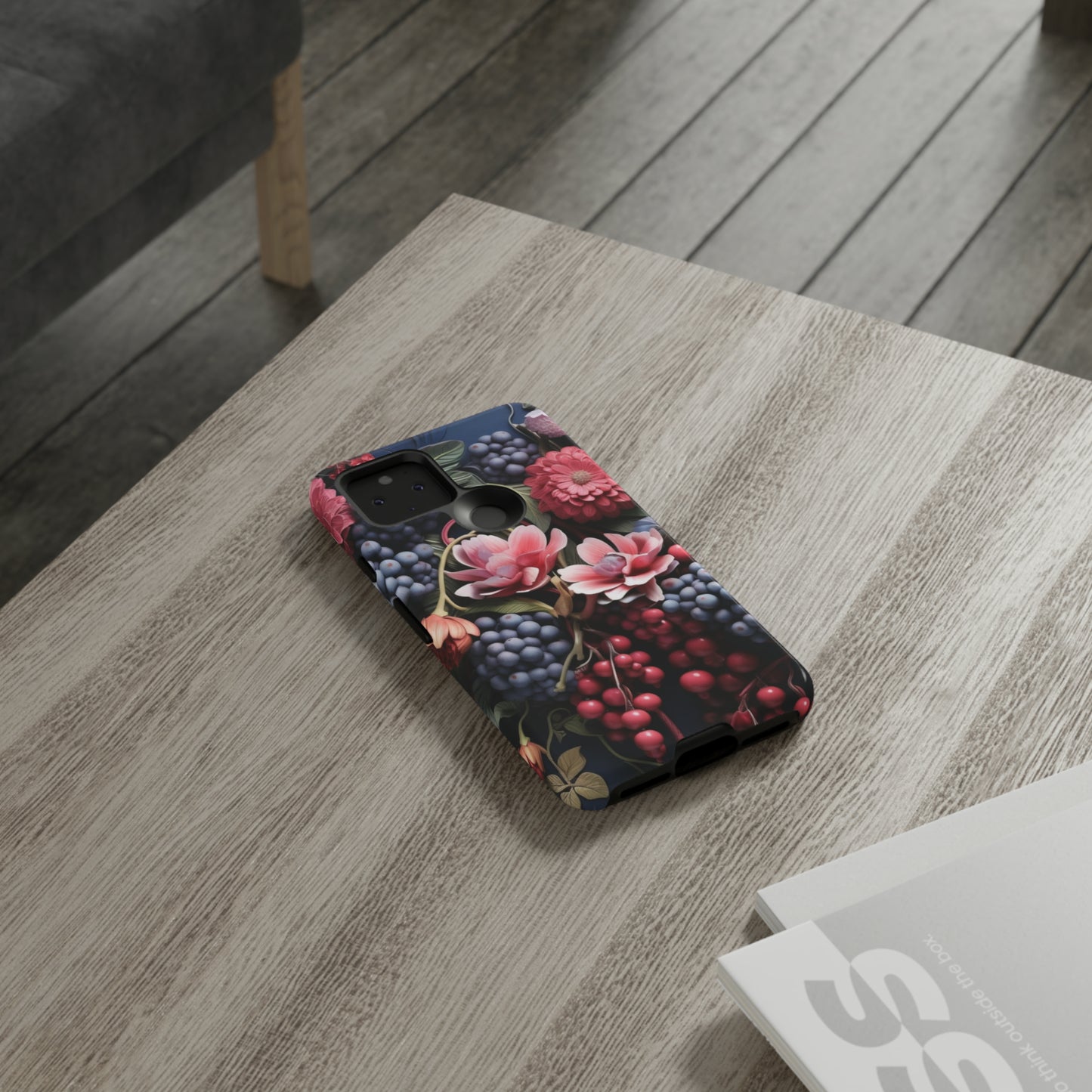 Berries and Floral phone case