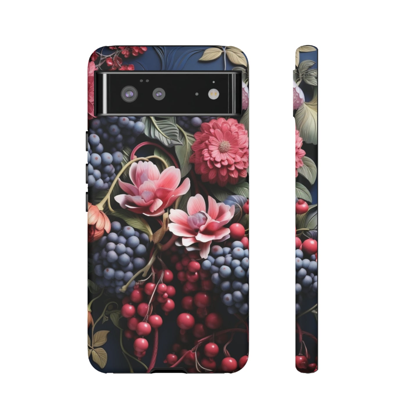 Berries and Floral phone case