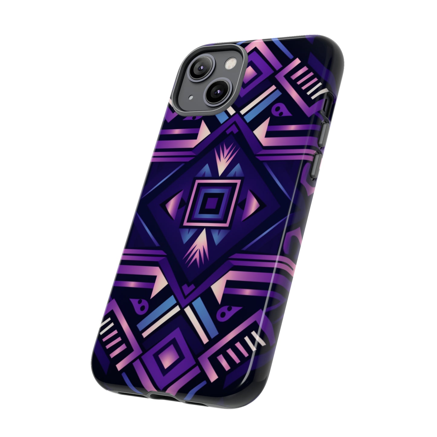 Purple Geometric Phone Case