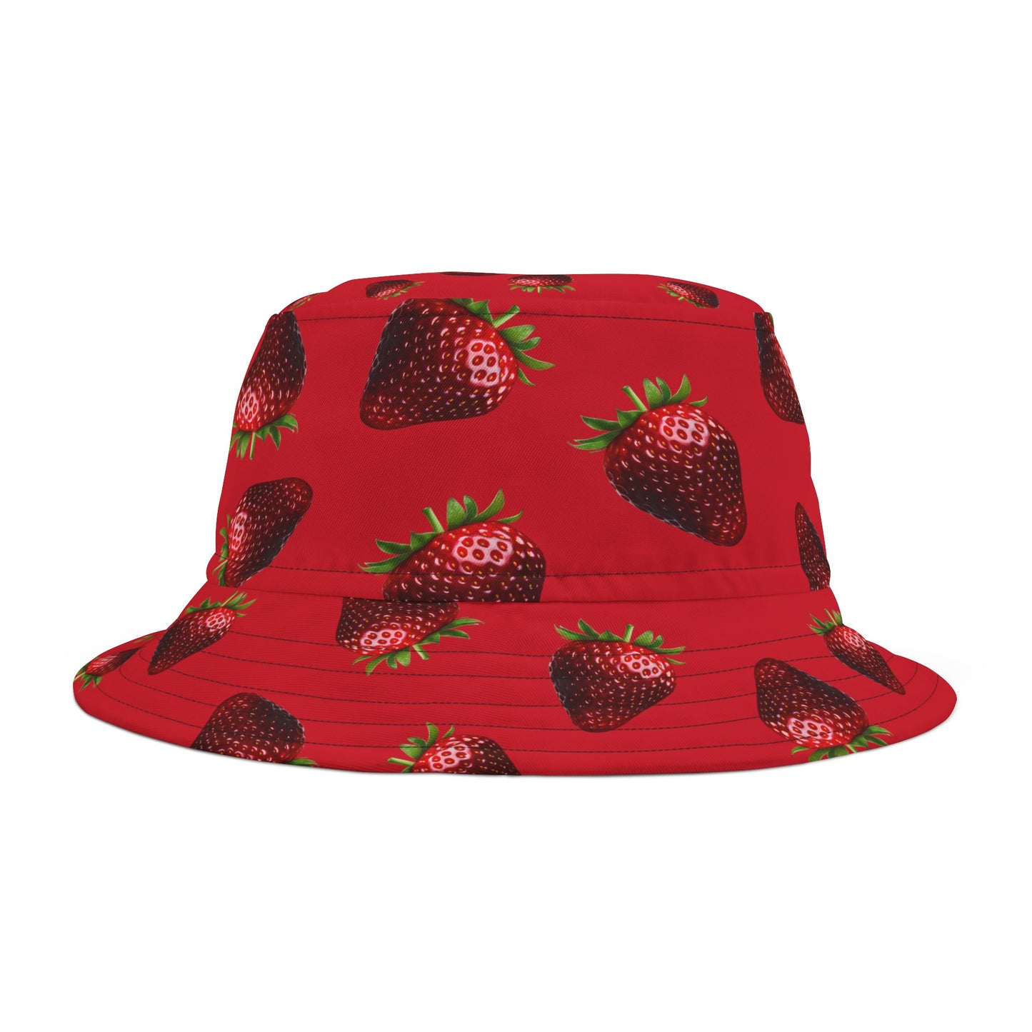 Red Strawberry Bucket Hat