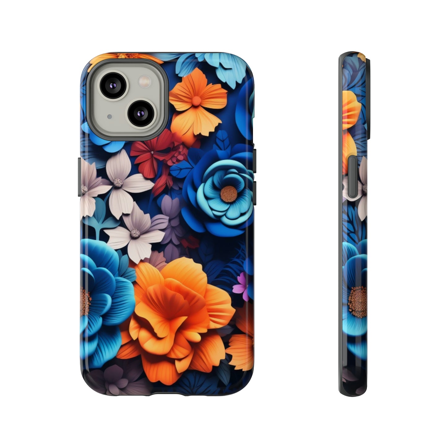 Blue Floral phone case