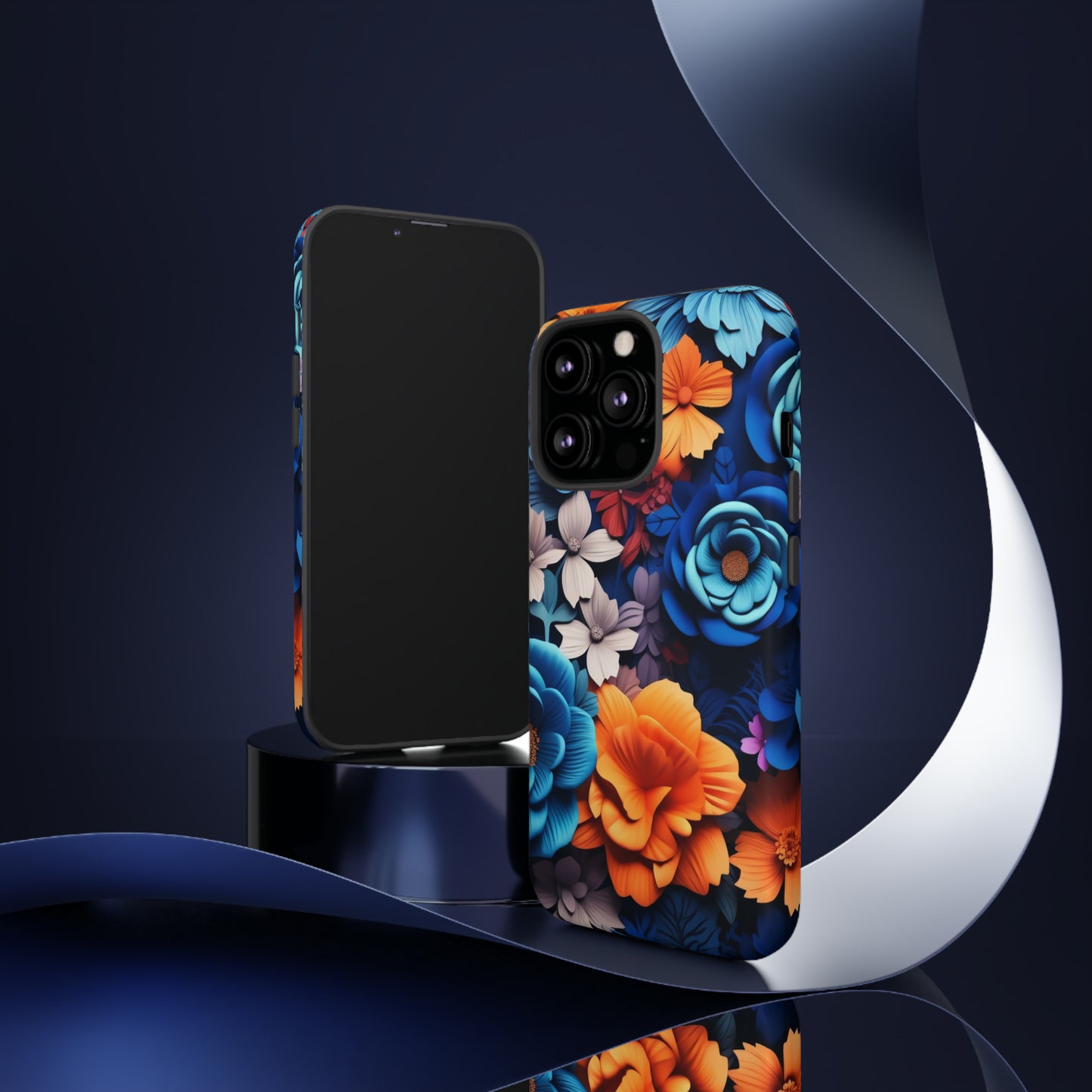 Blue Floral phone case