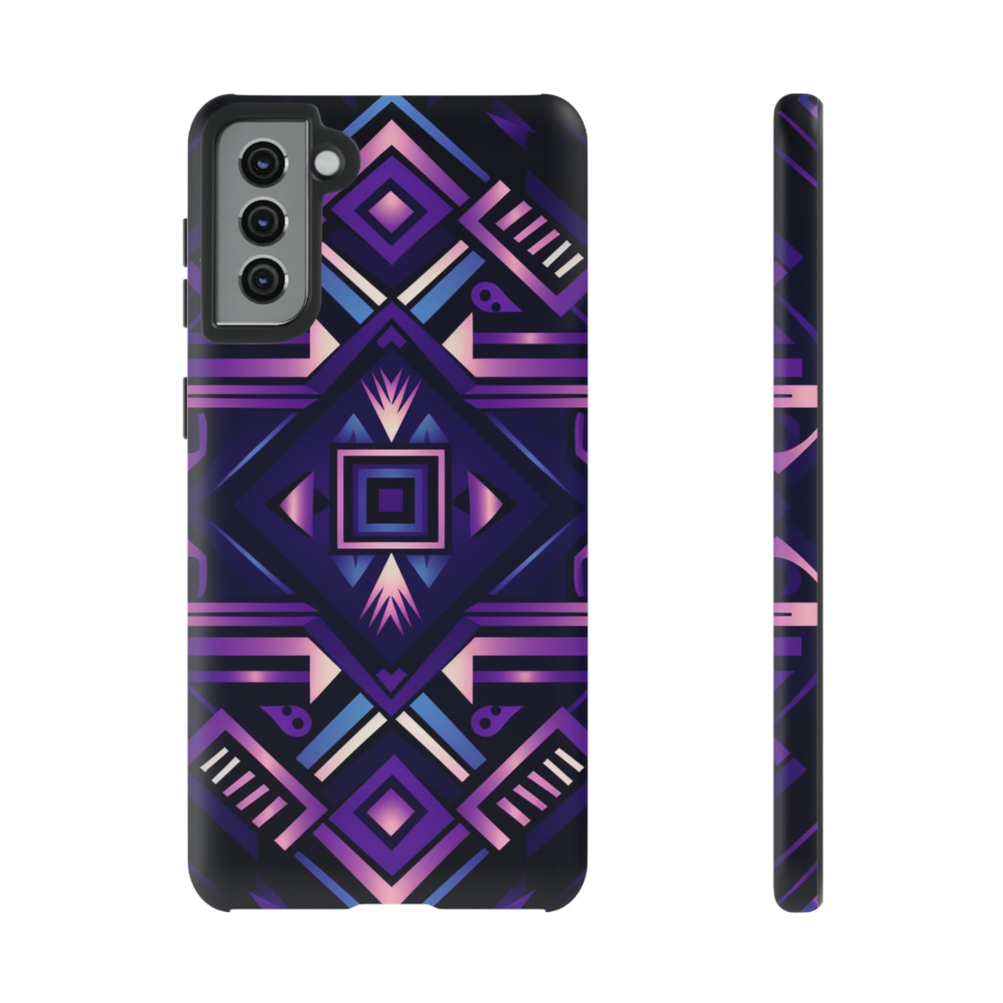 Purple Geometric Phone Case