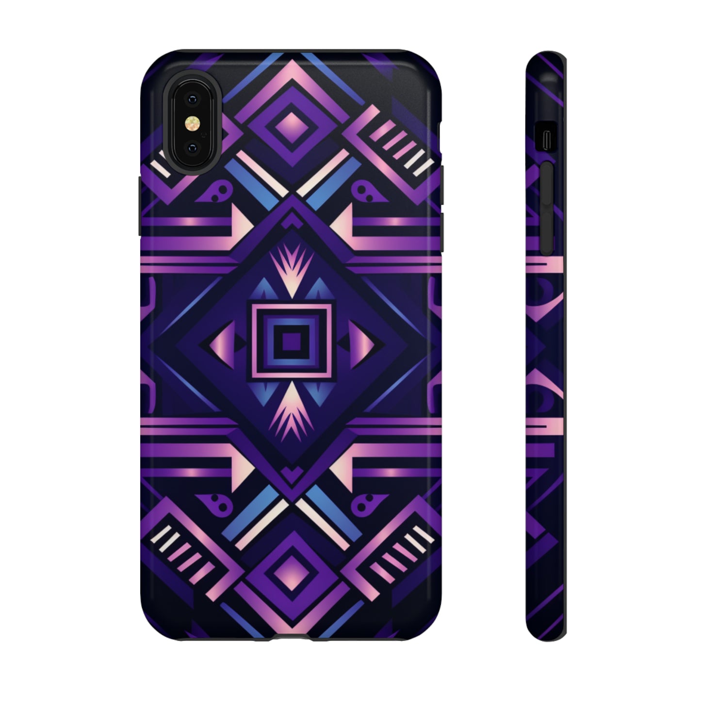 Purple Geometric Phone Case