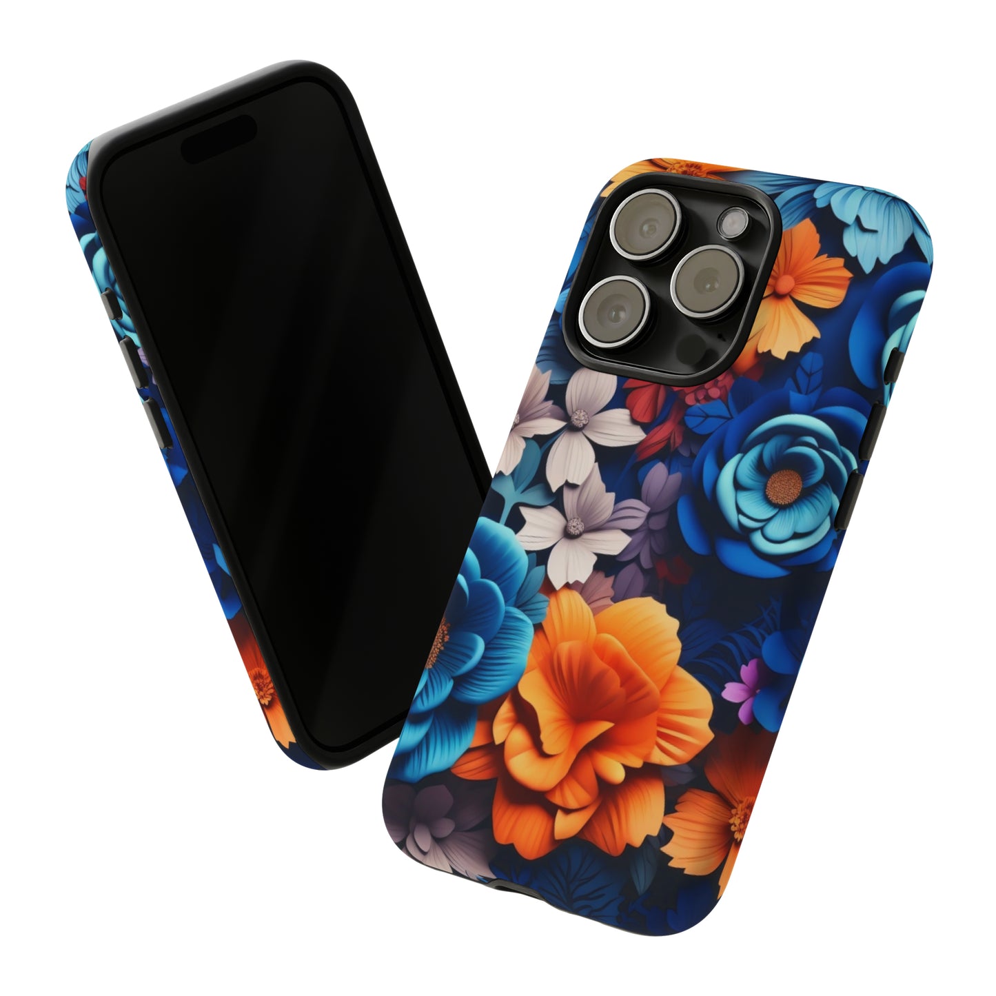 Blue Floral phone case