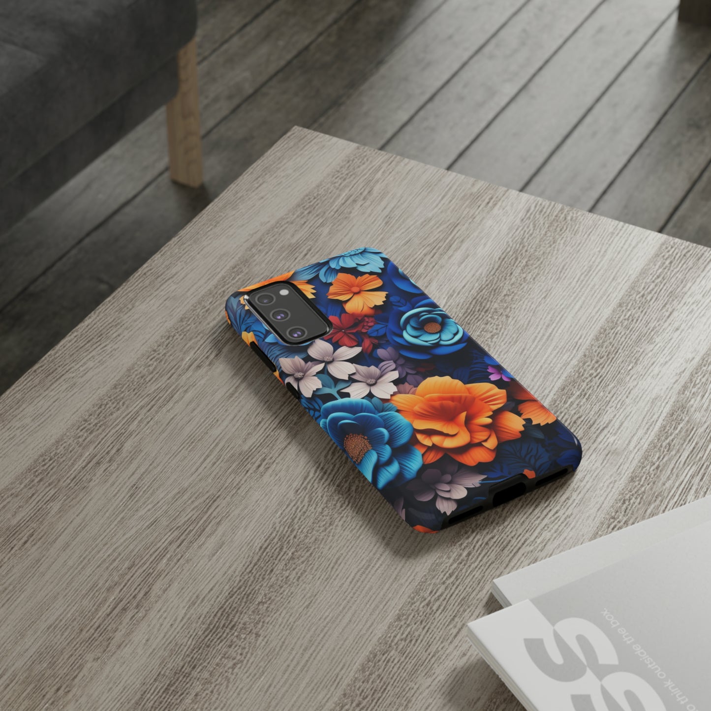 Blue Floral phone case