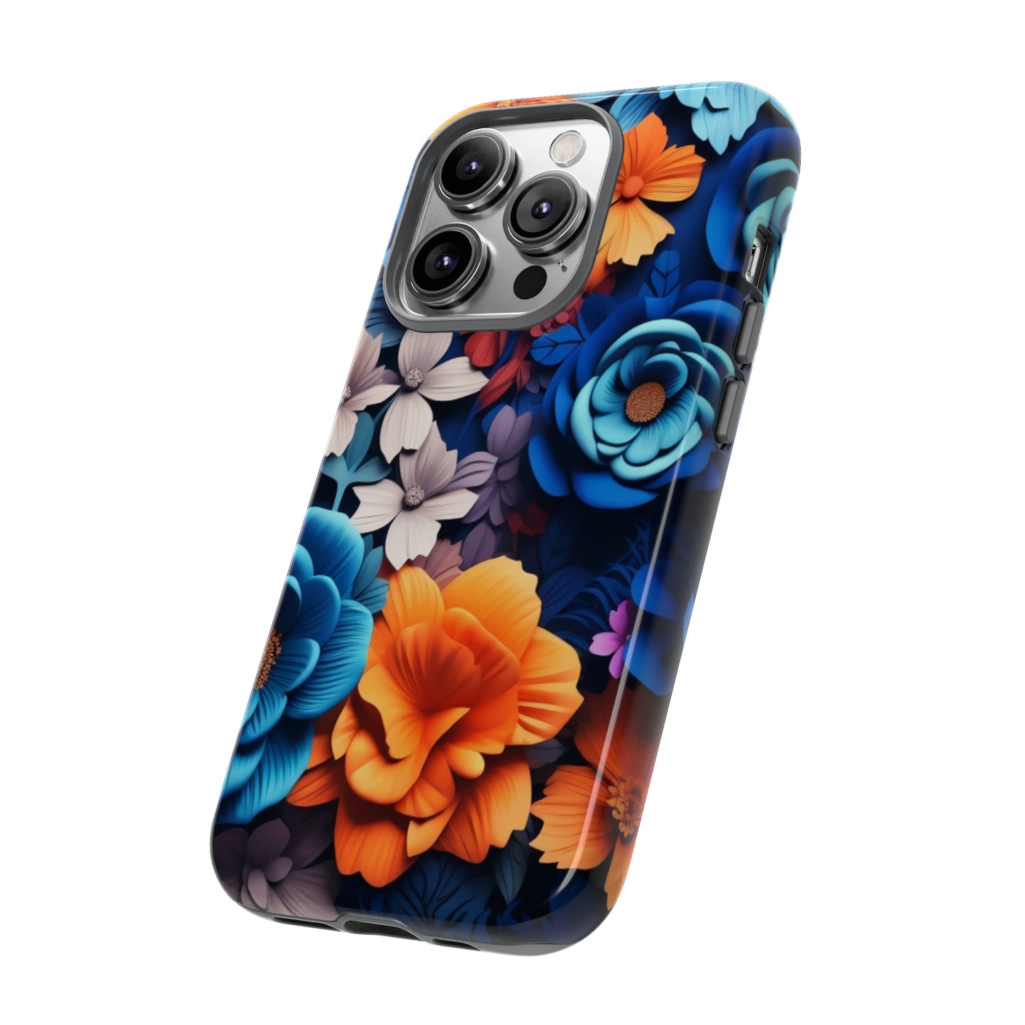 Blue Floral phone case