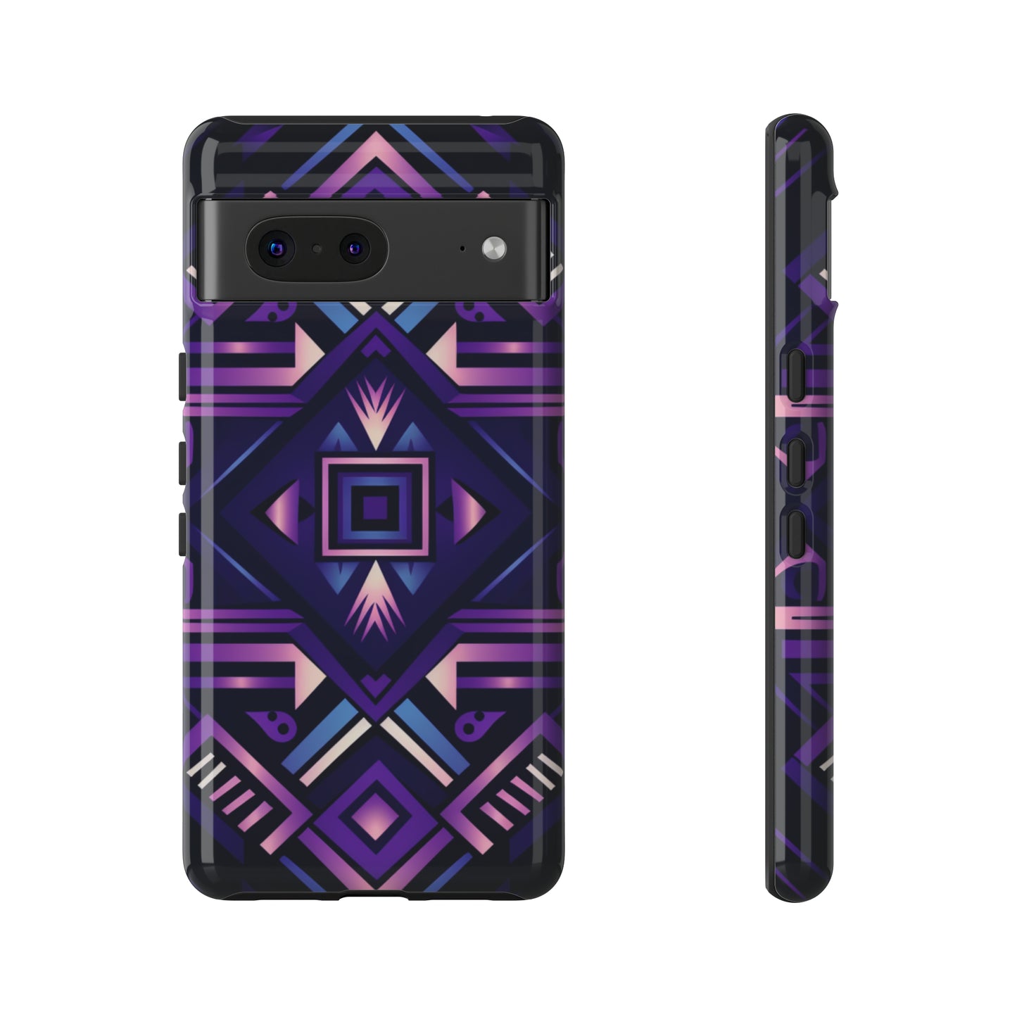 Purple Geometric Phone Case